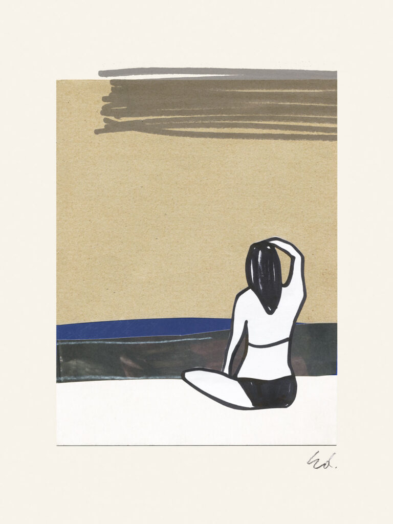 nad morzem przewaga chmur